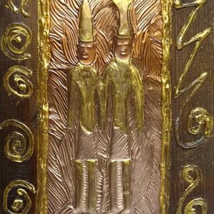 Bas-relief Phoenician statuettes - Image 1