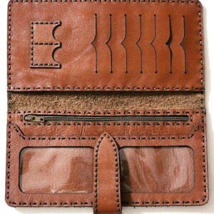 Leather handmade wallet - Image 2