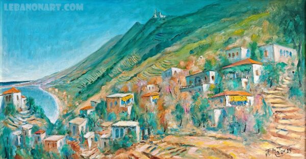 Jounieh nostalgia art painting