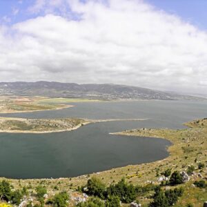 Lake of Qaraoun in poster - Image 1