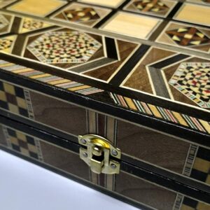 Large Wooden backgammon - Image 3