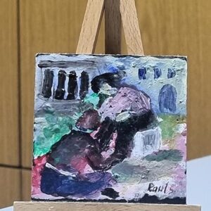 Lebanese paintings - The shoe cleaner