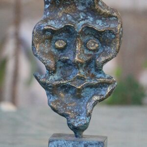 Lebanese relief sculpture masks - Image 2