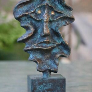 Lebanese relief sculpture masks - Image 3