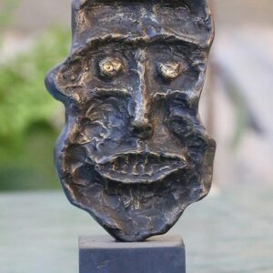 Lebanese relief sculpture masks - Image 5