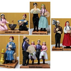 Lebanese folklore statuettes - Image 1