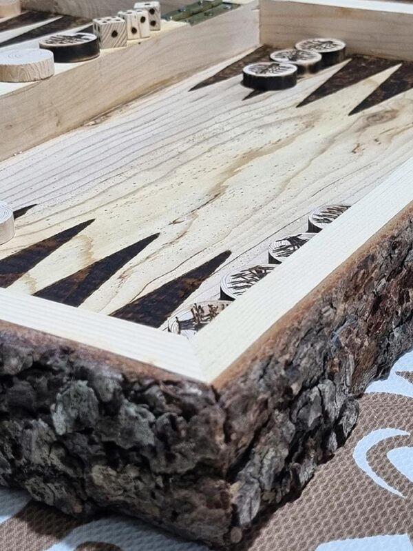 Lebanon cedar wood with trunk tree bark