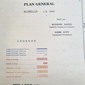 Map: Zoning de la ville de Beyrouth - Image 3