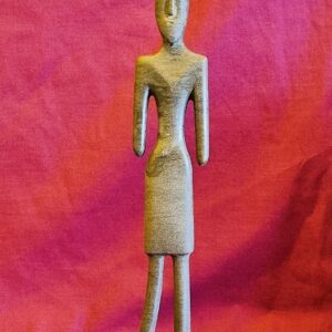 Phoenician statuettes handmade sculpture on Testa stone - Image 3