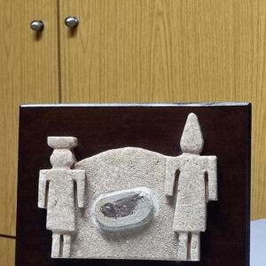 Stone bas-reliefs sculptures on wood - Image 5