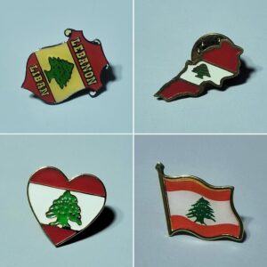 Lebanese lapel pins - Image 1