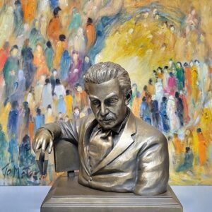 Relief sculpture of Khalil Gibran - Image 6