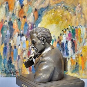 Relief sculpture of Khalil Gibran - Image 3