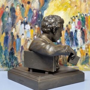 Relief sculpture of Khalil Gibran - Image 2