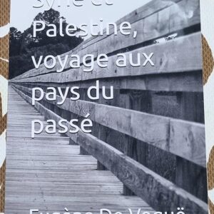 Syrie et Palestine voyage aux pays du passe Eugene de Vogue