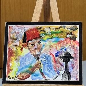 The hookah in painting