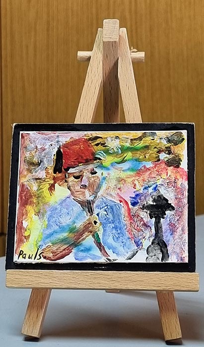 The hookah in painting