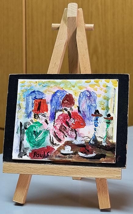 The talkers Lebanon paintings