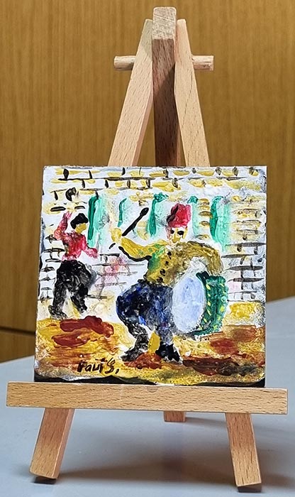 The tambour player and the dancer