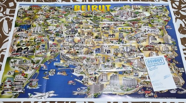 Toon Town Map beirut guide