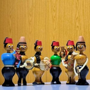 Handcrafted wooden Lebanese musician souvenirs - Image 1