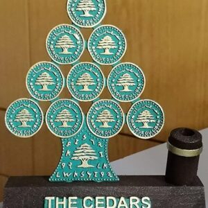 Wooden and metal stands - Image 1