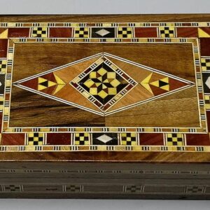 Wooden arabesque mosaic boxes - Image 1