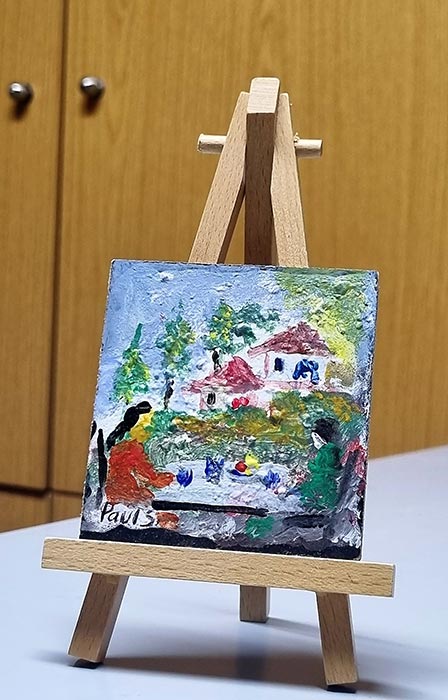 A good morning Lebanon in the garden