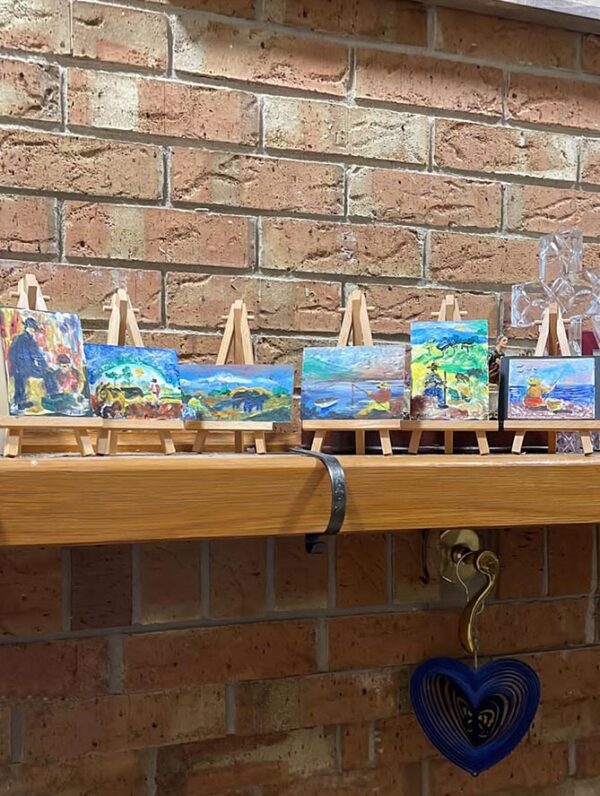 Decorating houses painting in miniature from Lebanon