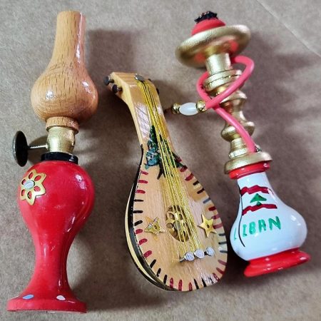 Wood argileh lantern Oud magnet