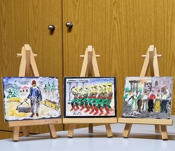 Art in miniature souvenir from Lebanon