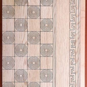Large handmade wooden backgammon - Image 8