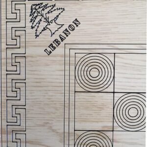 Large handmade wooden backgammon - Image 9