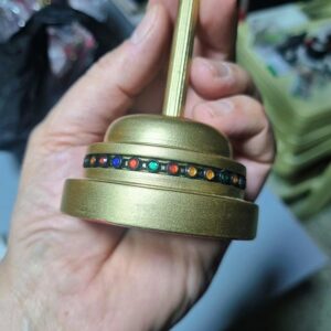 basement is decorated with multicoloured beads