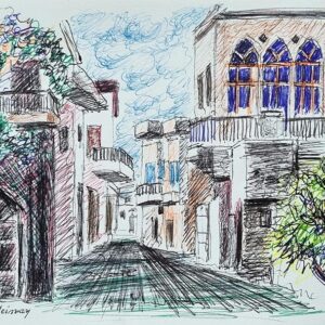 Batroun city painting drawings - Image 6