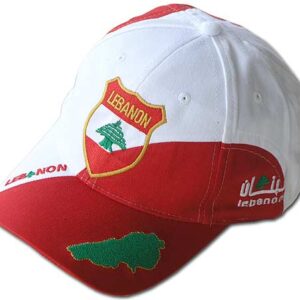 Lebanese baseball caps – National colors, Cedar emblem - Image 1