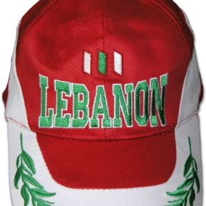 Lebanese baseball caps – National colors and Cedar emblem - Image 1