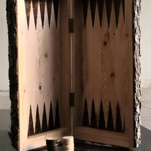 Engraved Cedarwood backgammon - Image 6