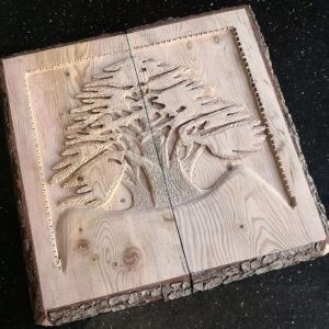 Engraved Cedarwood backgammon - Image 7