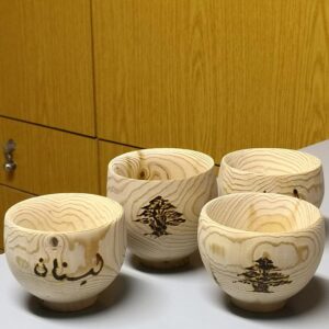 Cedar-wood bowls - Image 1