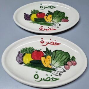 Ceramic plates for legumes - Image 1