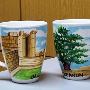 Lebanon unique hand-painted mugs - Image 3