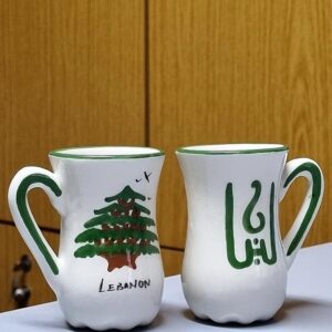 2 handmade ceramic teacups - Image 1