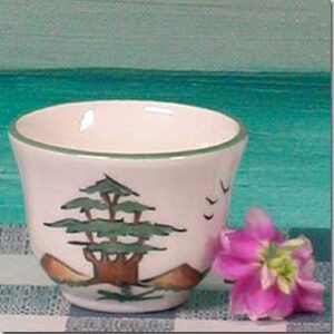 1 set of 6 handmade ceramic coffee cups - Image 2