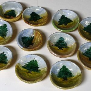 Painted clay bowl pottery - Image 3