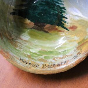 Painted clay bowl pottery - Image 4