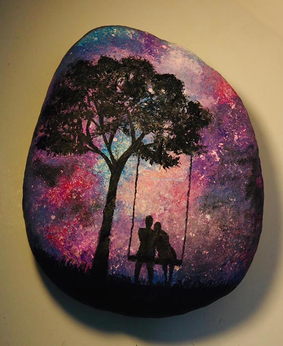 Customized Lebanon souvenir pebbles