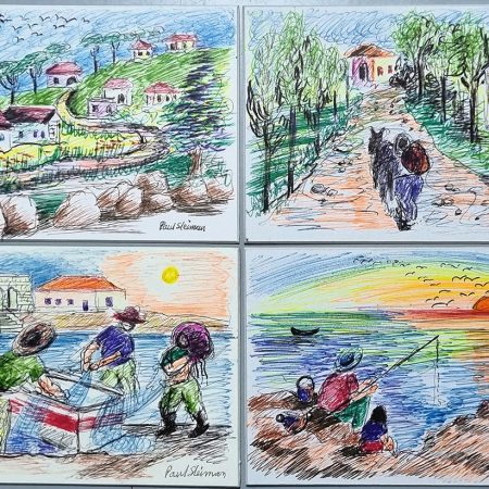 drawing using bic pens