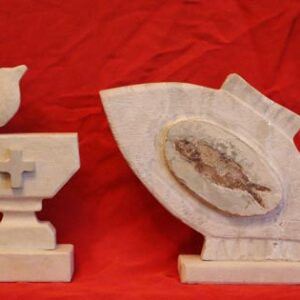 Stone bas-relief: First Catholic Holy Communion & Holy Baptism - Available on request - Image 3