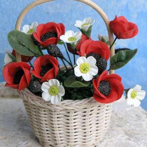 Reproductions of flowers in ceramic from Lebanon - Available on request - Image 4